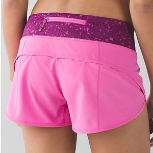 lululemon run speed shorts